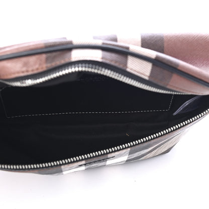 Burberry E-canvas Check Bum Bag Dark Birch Brown 4 of 4