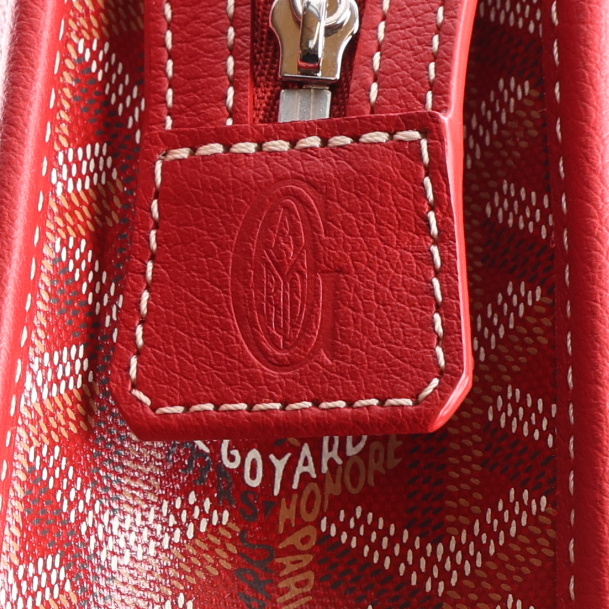 Goyardine Jouvence Toiletry Pouch MM Red