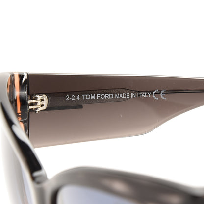 Tom Ford Anoushka Sunglasses TF371 Melange Grey Peach 5 of 8