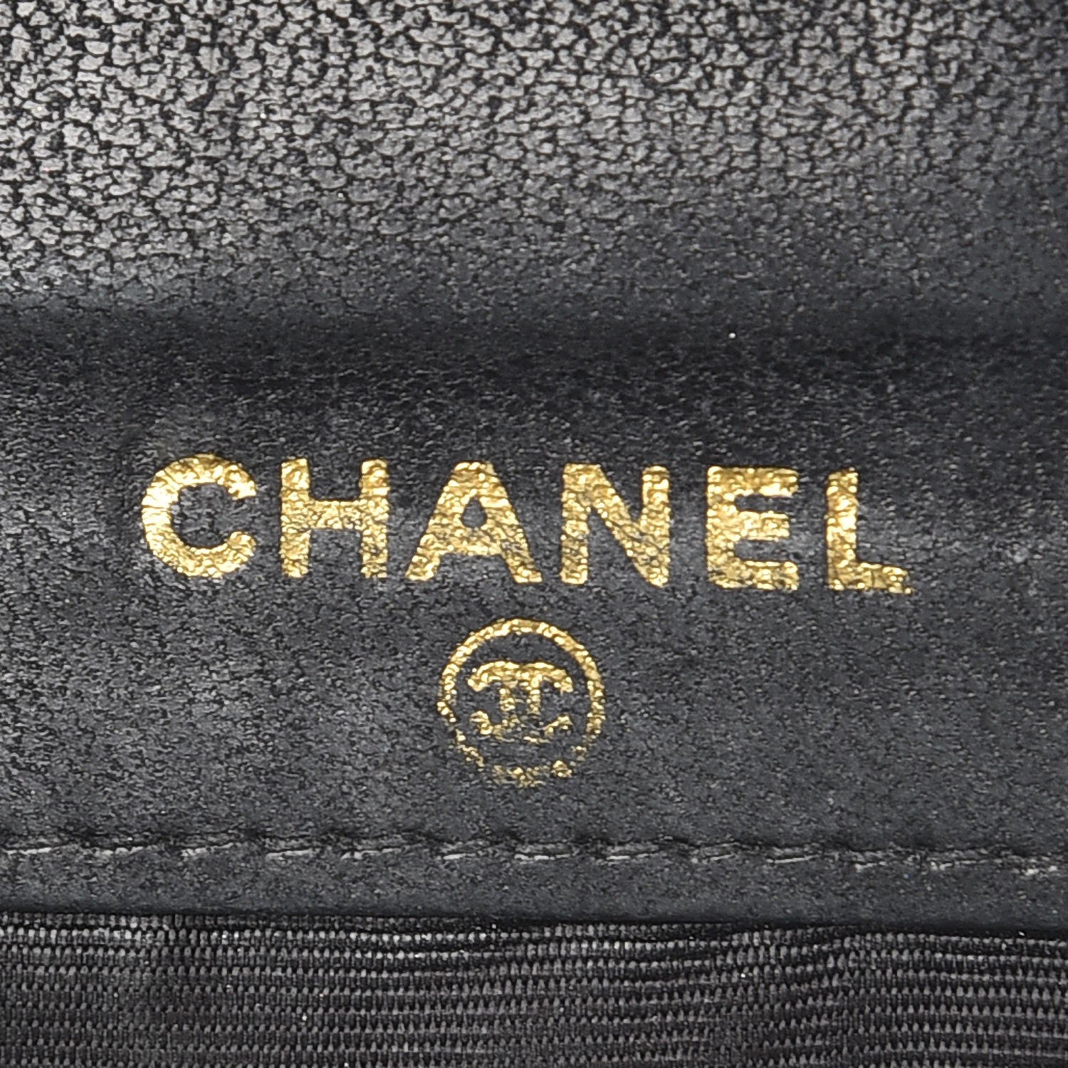 Chanel Caviar Timeless CC Compact French Wallet Black 6 of 12