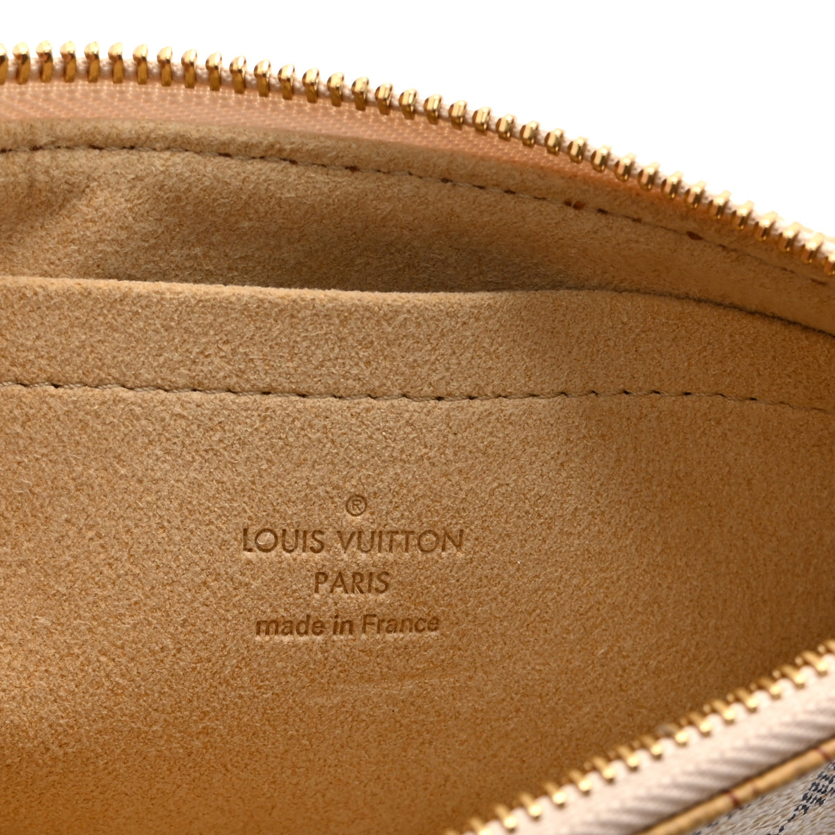 Louis Vuitton Damier Azur Trunks Labels Pochette Milla MM 6 of 10