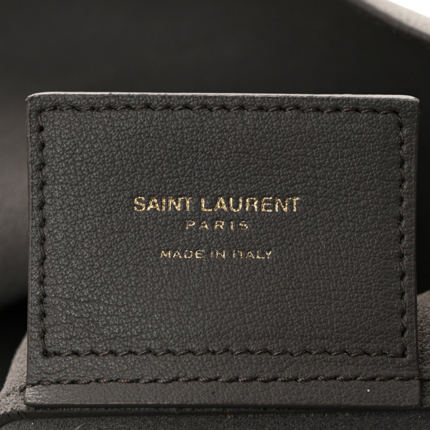Saint Laurent Calfskin Large Shopping Tote Kaki Militaire 6 of 12