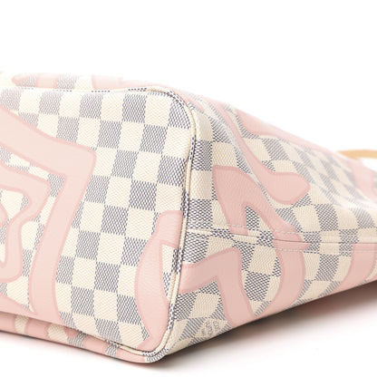 Louis Vuitton Damier Azur Tahitienne Neverfull MM 10 of 11