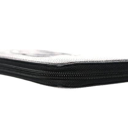 Chanel Caviar Large Timeless CC Zip Around Wallet Black 11 of 15