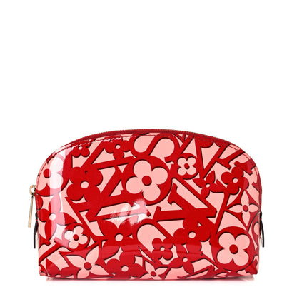 Louis Vuitton Patent Sweet Monogram Cosmetic Pouch Pomme D’Amour 1 of 8