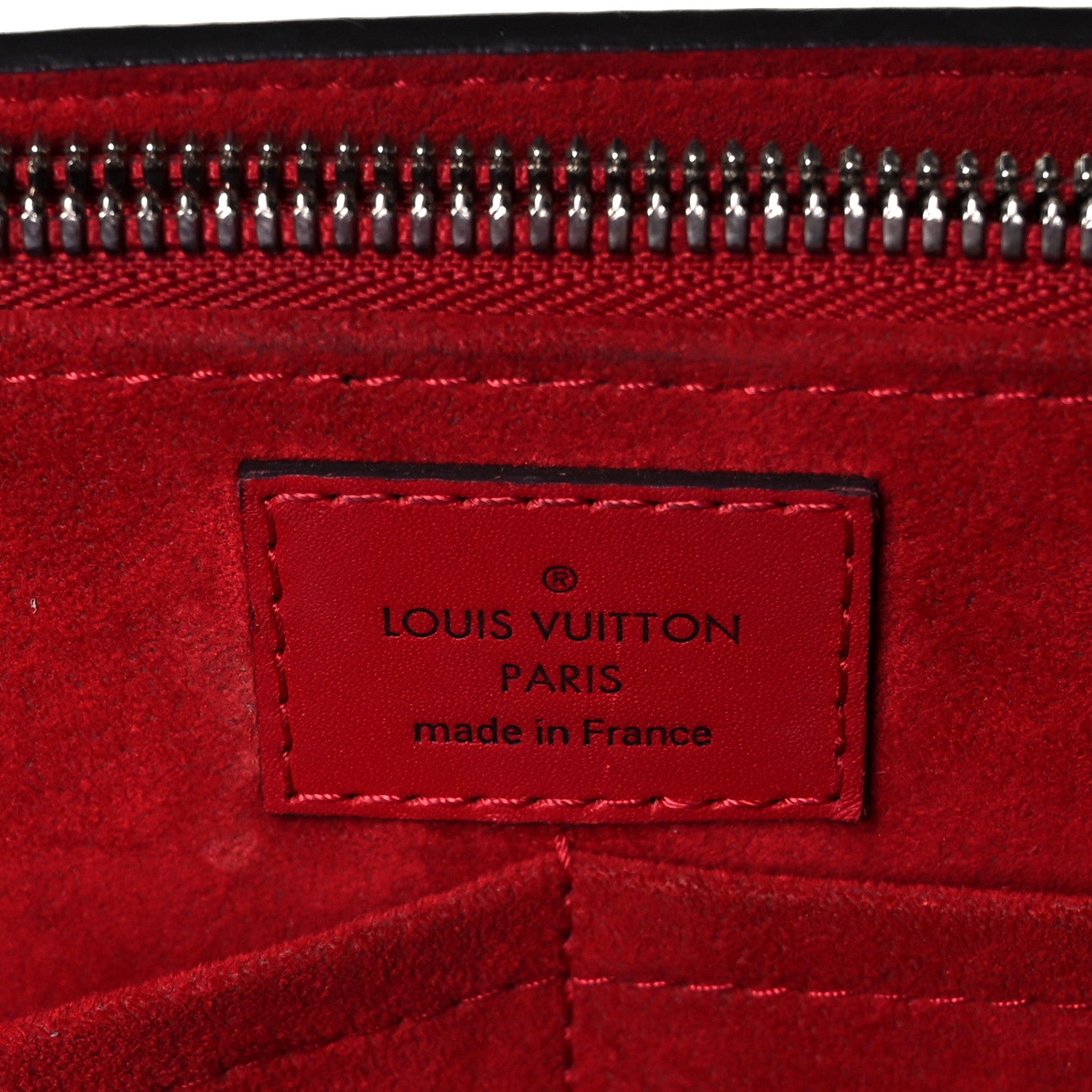 Louis Vuitton Monogram Cuir Plume Very Tote MM Rubis Noisette 6 of 8