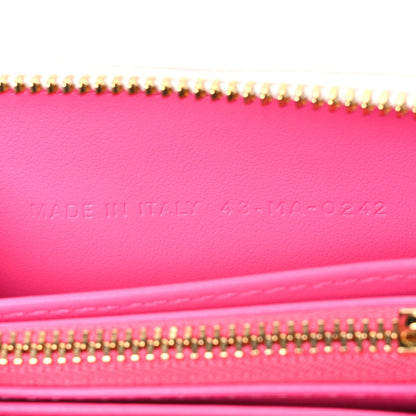 Christian Dior Calfskin Vibe Voyageur Card Holder Fluorescent Pink 7 of 7