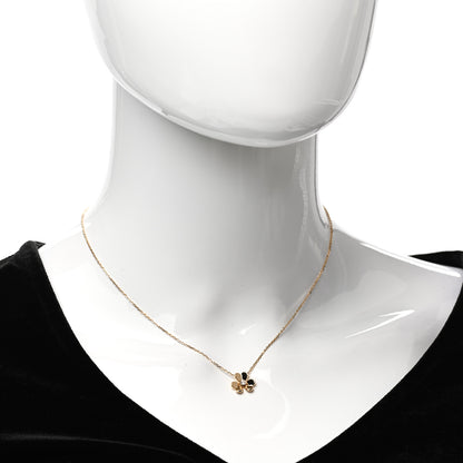Van Cleef & Arpels 18K Yellow Gold Diamond Mini Frivole Pendant Necklace 2 of 5
