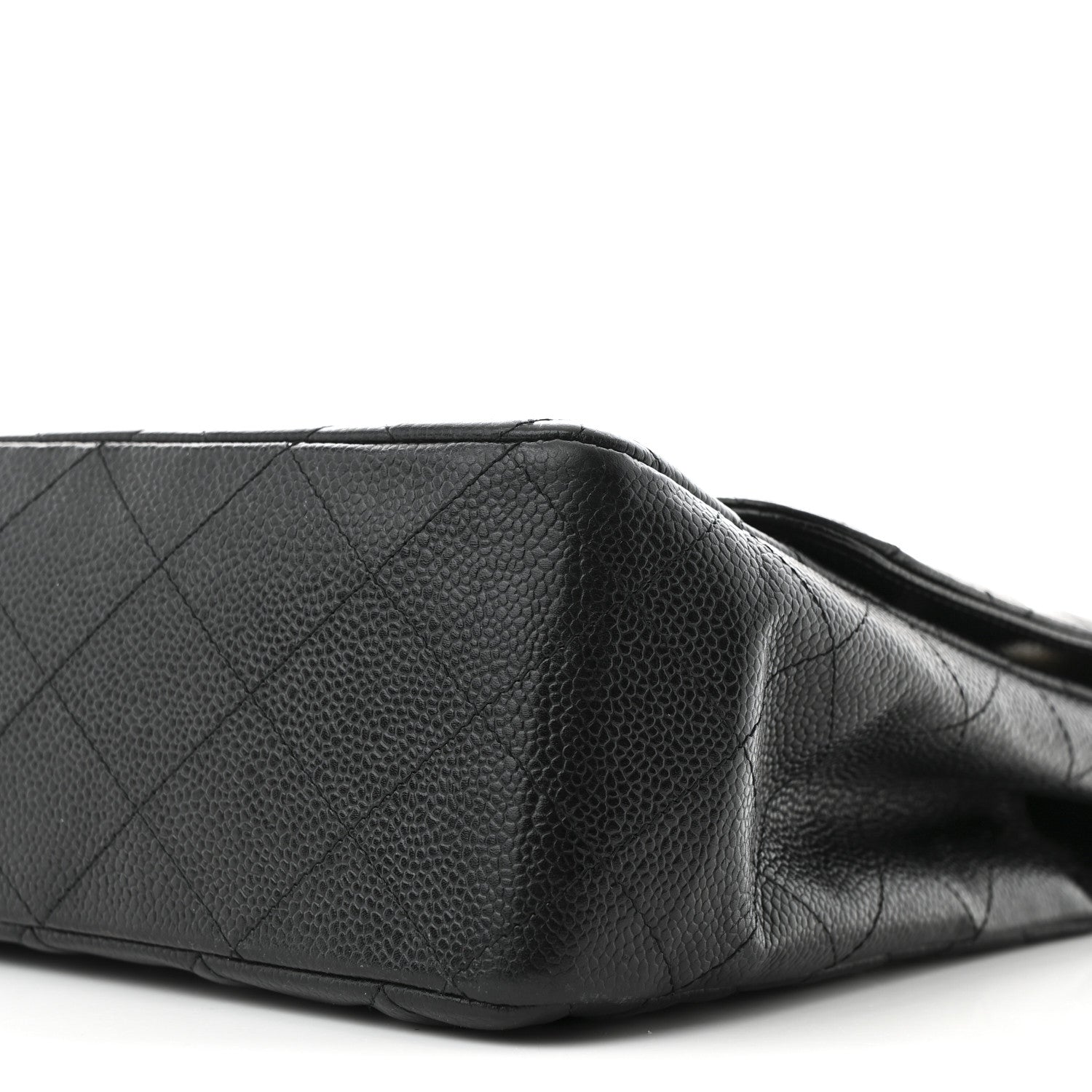Chanel Caviar Quilted Jumbo Single Flap Black 11 of 12