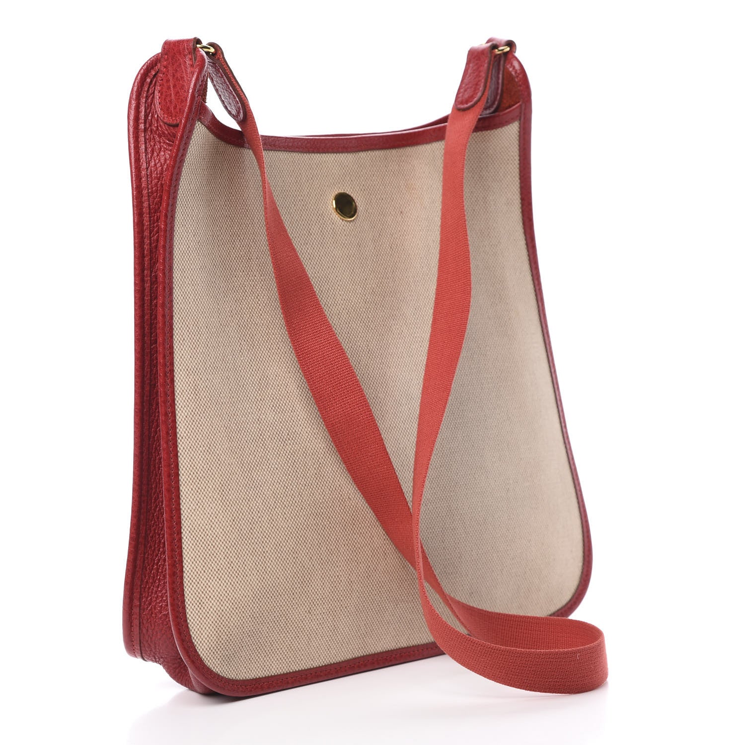 Hermes Toile Ardennes Vespa PM Rouge Vif 3 of 17