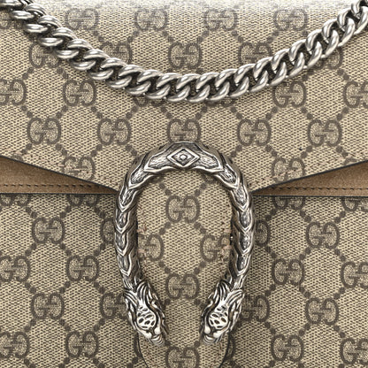 Gucci GG Supreme Monogram Small Dionysus Shoulder Bag Taupe 8 of 13