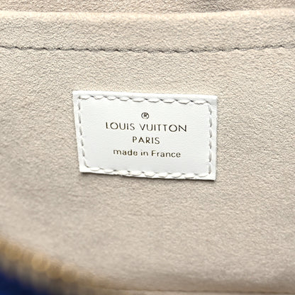 Louis Vuitton Jacquard Velvet Monogram LV Match Speedy Bandouliere 20 Blue 6 of 8