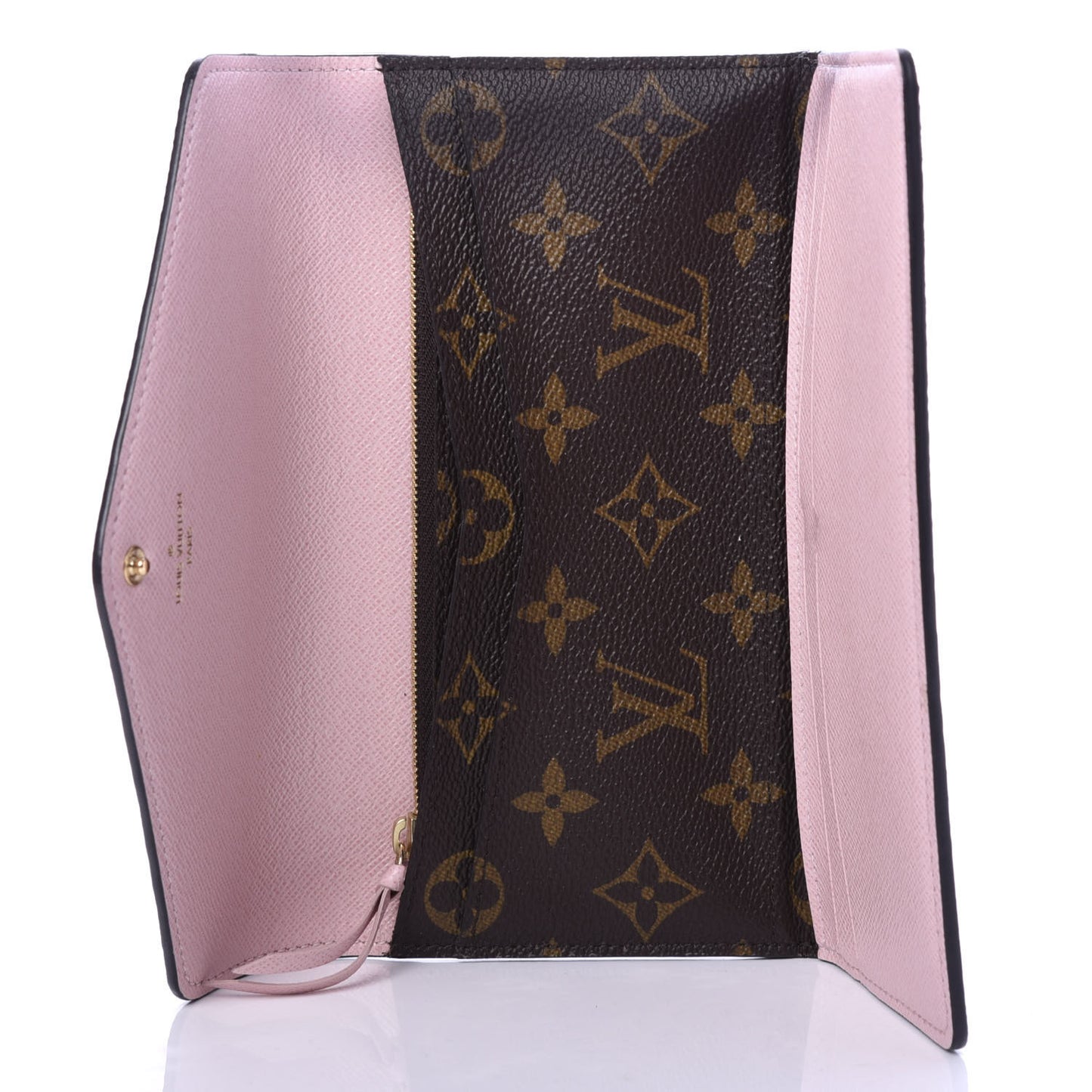 Monogram Josephine Wallet Rose Ballerine