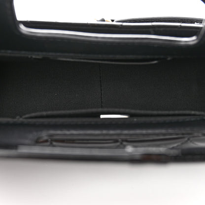 Chanel Patent Quilted Graphic Catch Flap Black 5 of 10