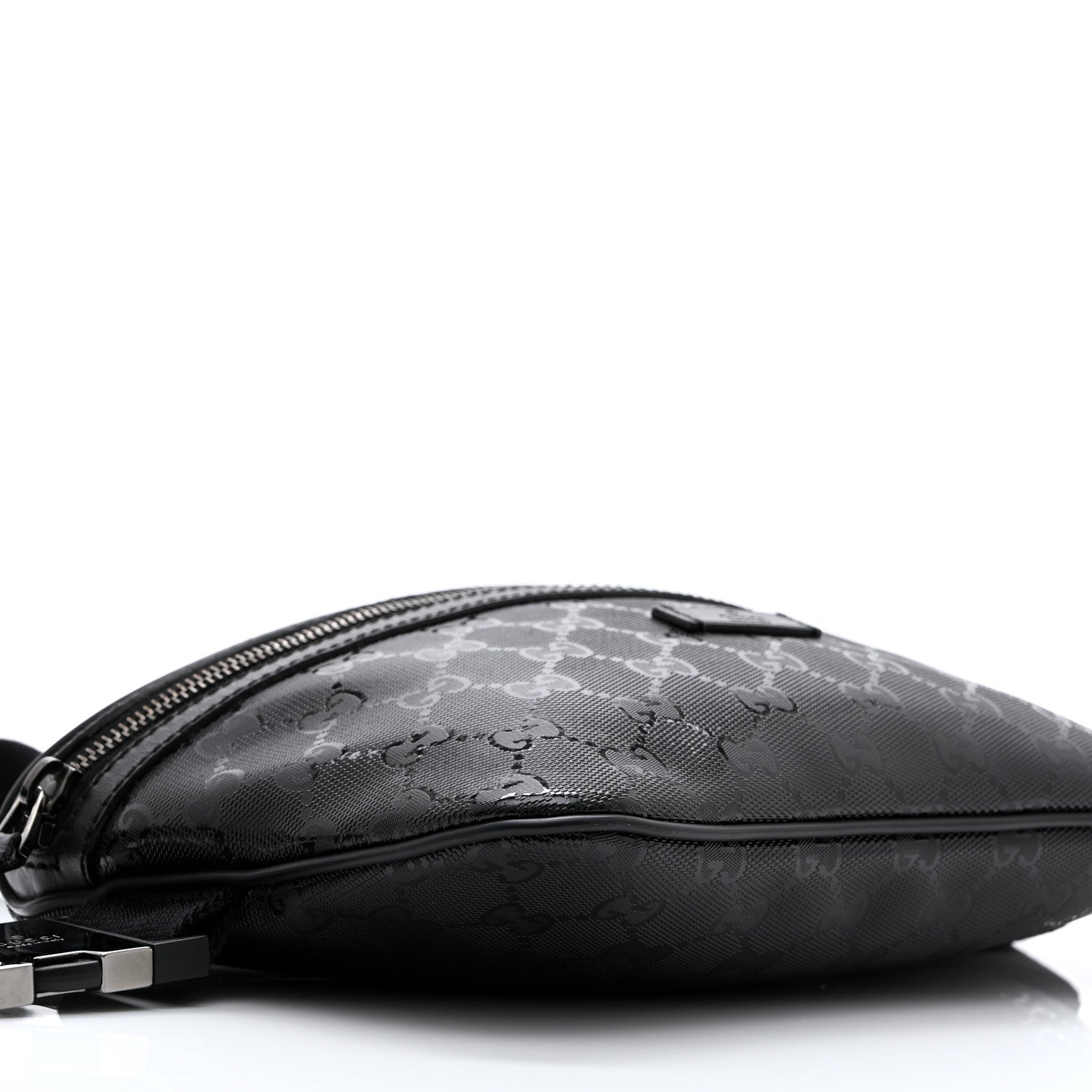 Gucci Imprime Monogram Belt Bag Black 9 of 10