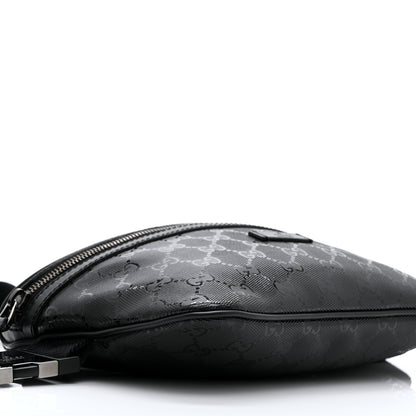 Gucci Imprime Monogram Belt Bag Black 9 of 10