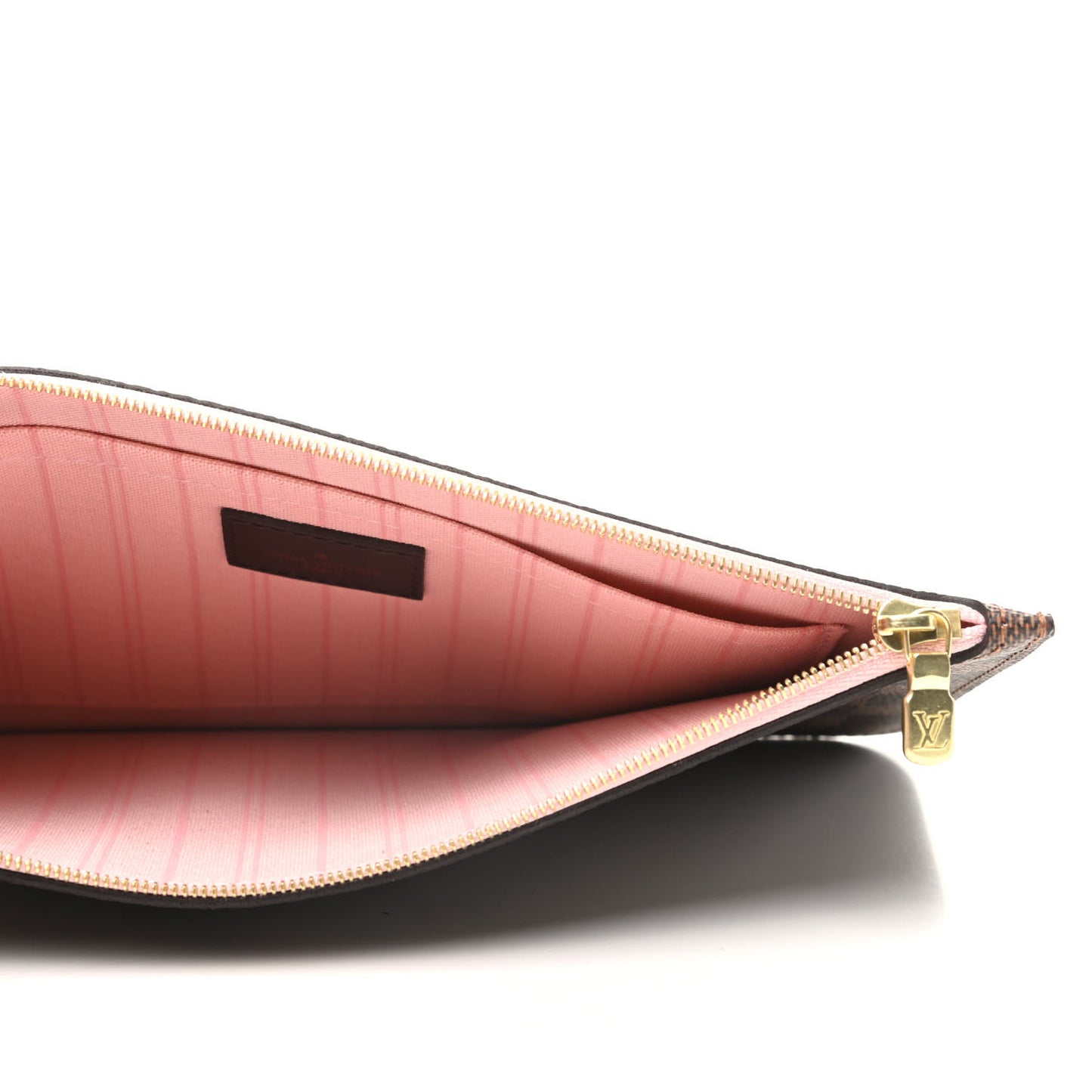 Damier Ebene Neverfull MM GM Pochette Rose Ballerine