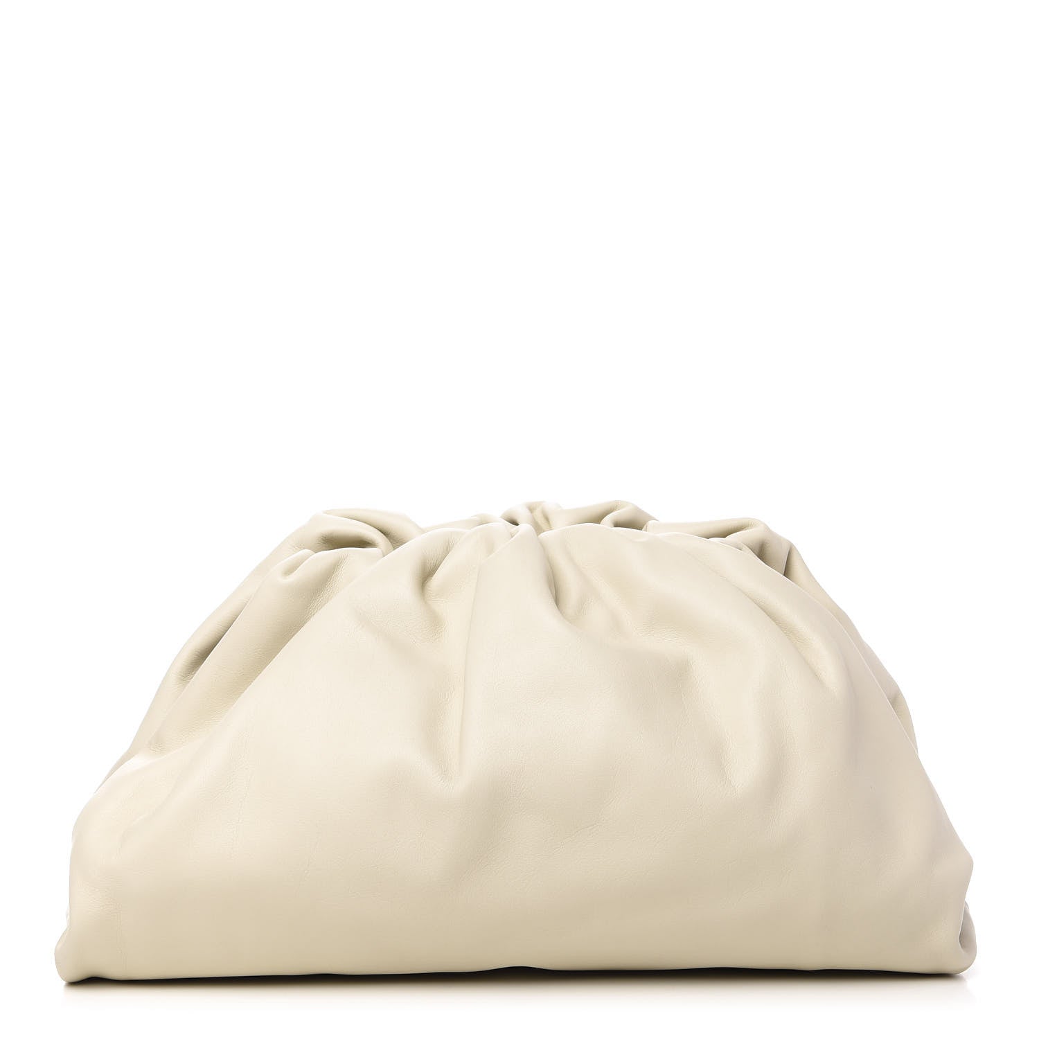 Bottega Veneta Smooth Butter Calf The Pouch Oversized Clutch Plaster 1 of 9