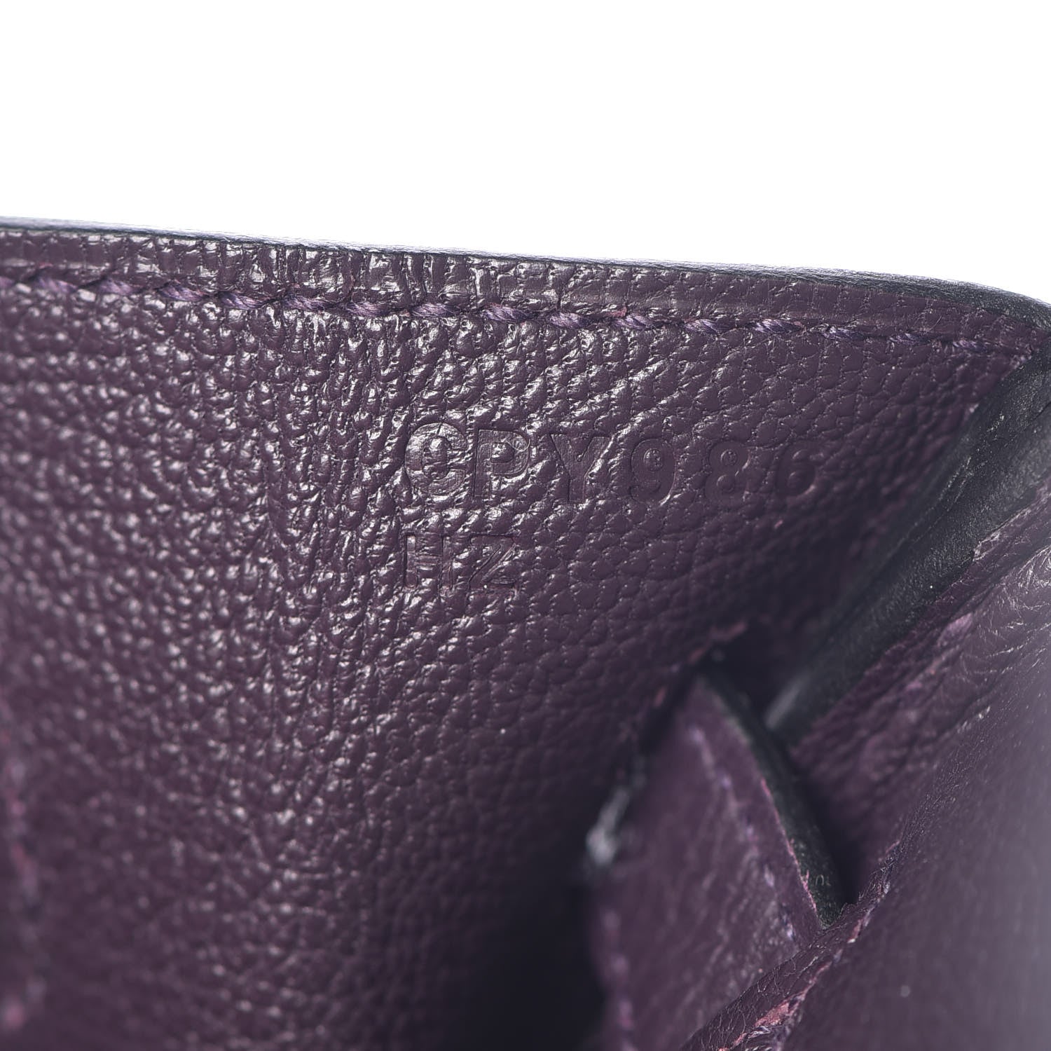 Hermes Togo Birkin 25 Raisin 14 of 34
