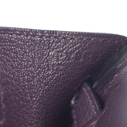 Hermes Togo Birkin 25 Raisin 14 of 34