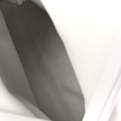 Bottega Veneta Lambskin BV Trine Clutch Bianco 6 of 10