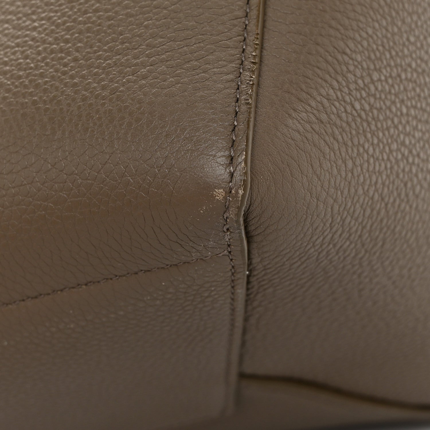 Celine Soft Grained Calfskin Sangle Bucket Bag Taupe 12 of 12