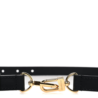 Louis Vuitton Calfskin 18mm Adjustable Shoulder Strap Black 3 of 3