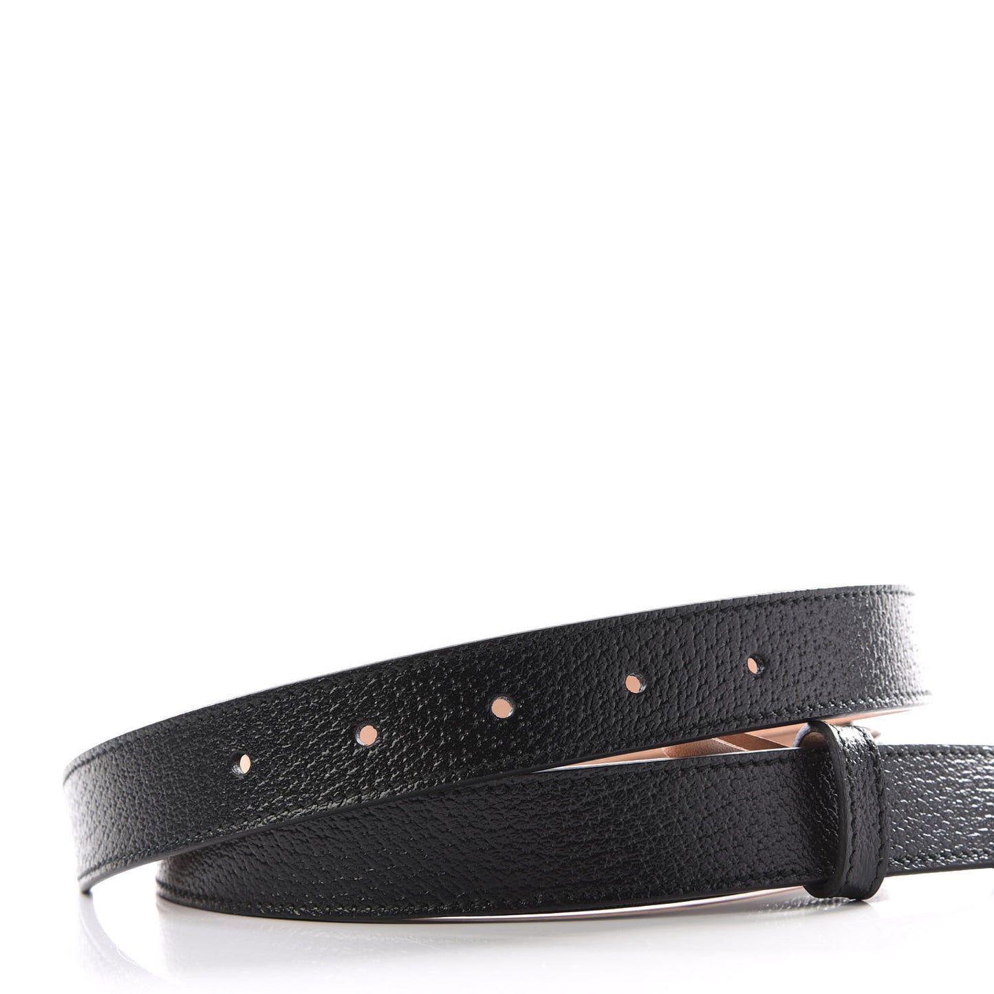 Calfskin Framed Double G Belt 110 44 Black