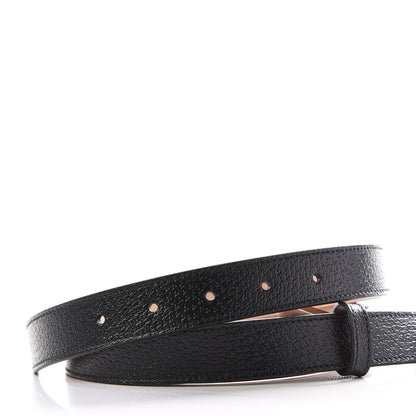Gucci Calfskin Framed Double G Belt 110 44 Black 4 of 5