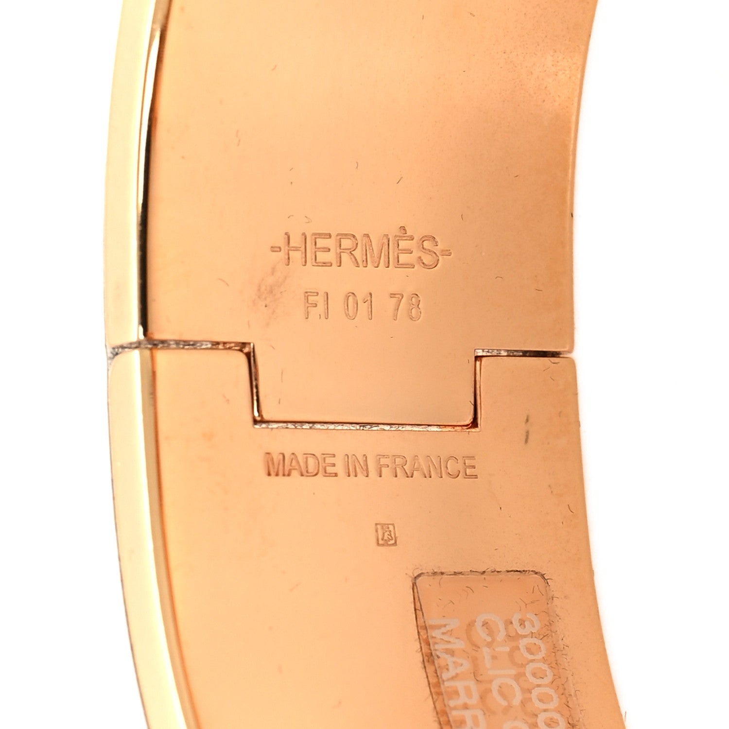 Hermes Enamel Wide Clic Clac H Bracelet PM Marron Glace 4 of 5