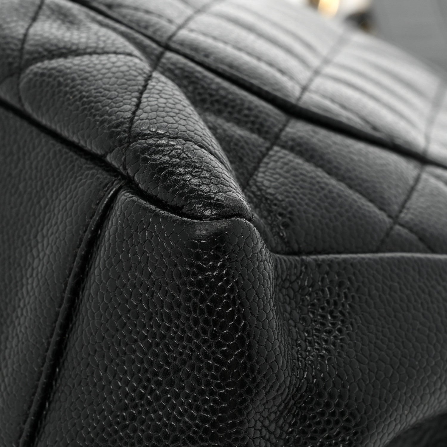 Chanel Caviar Quilted Grand Shopping Tote GST Black 17 of 18