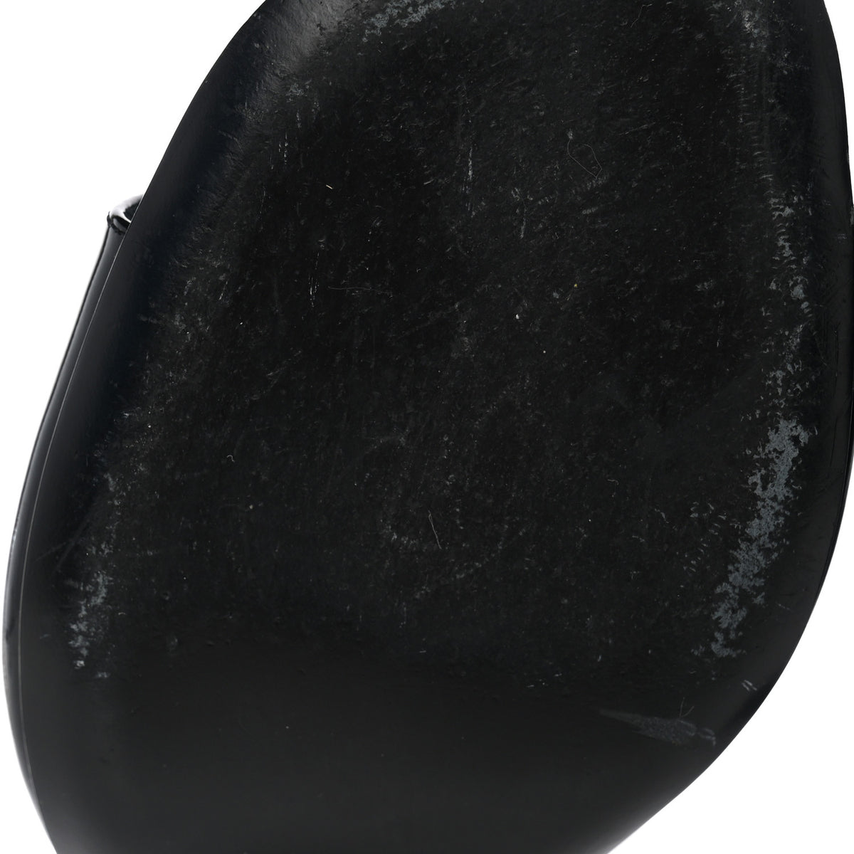 Patent Calfskin CC Mules 36.5 Black