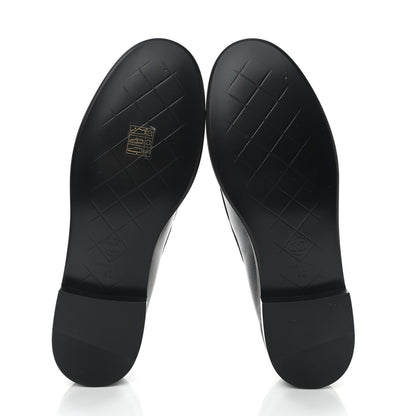 Chanel Lambskin Quilted CC Turnlock Loafers 40 Black 5 of 8