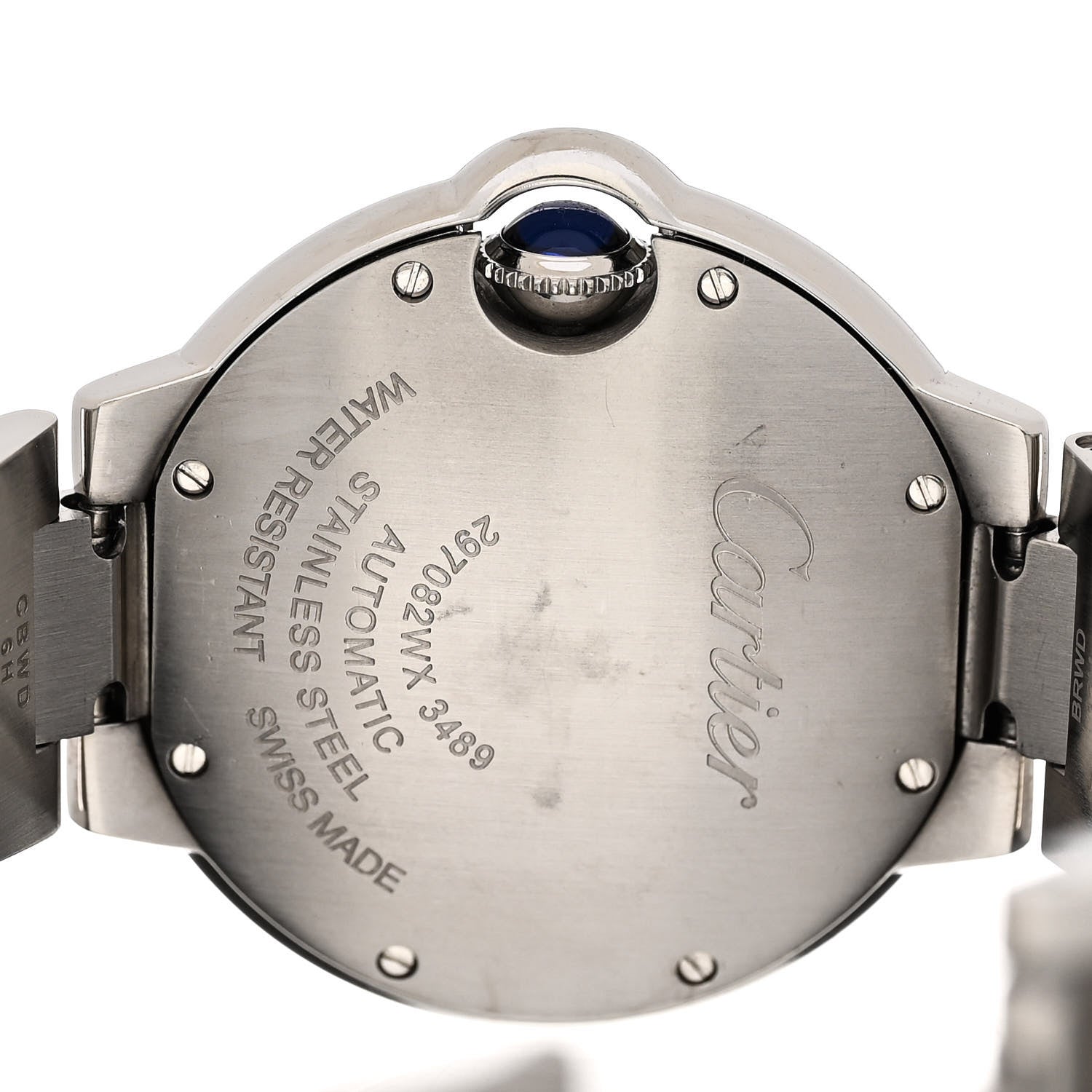 Cartier Stainless Steel 33mm Ballon Bleu De Cartier Automatic Watch 4 of 5