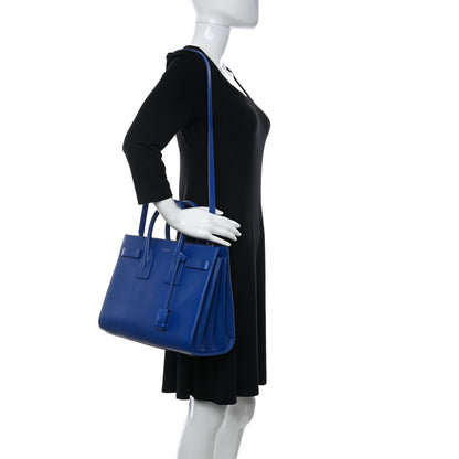 Saint Laurent Calfskin Small Sac De Jour Outremer 2 of 12