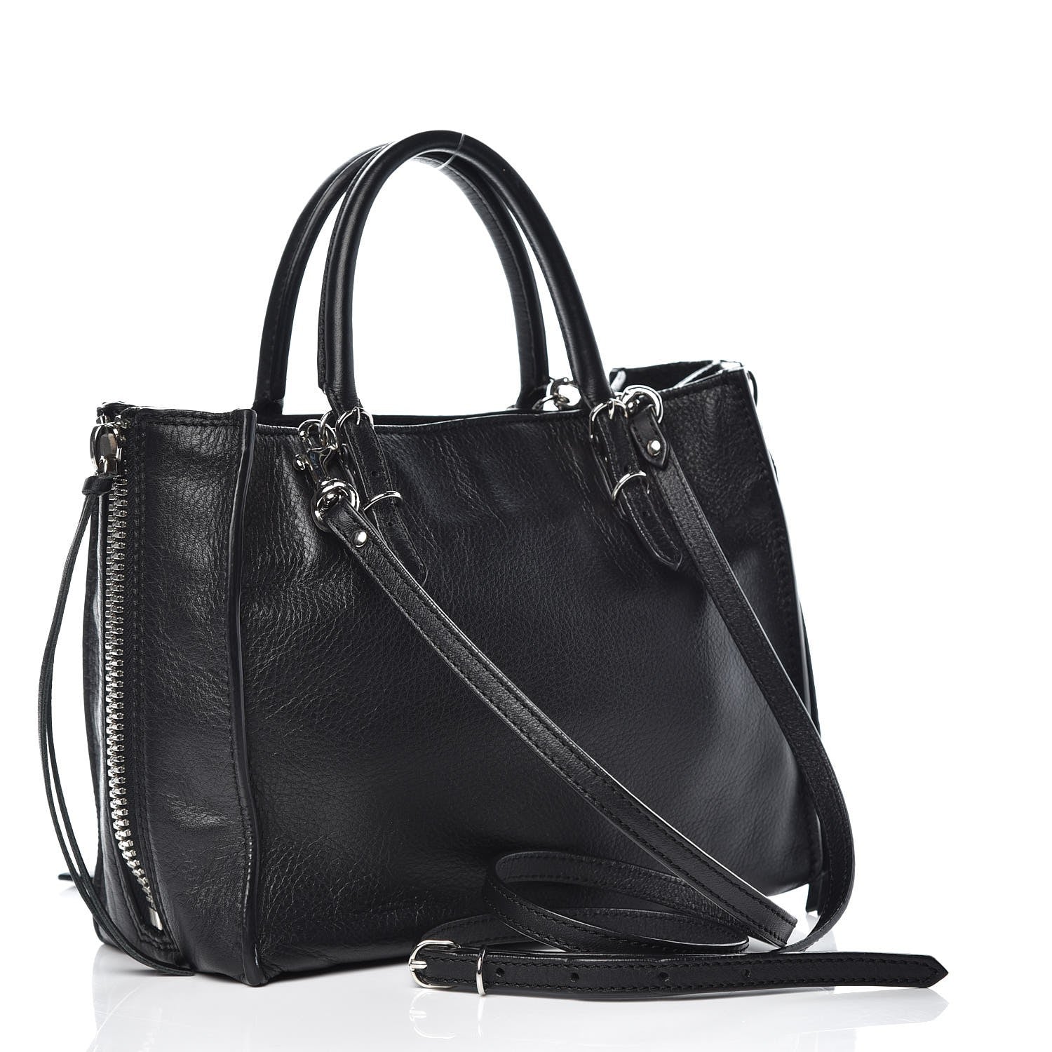 Balenciaga Veau Souple Papier Mini A4 Tote Black 3 of 8