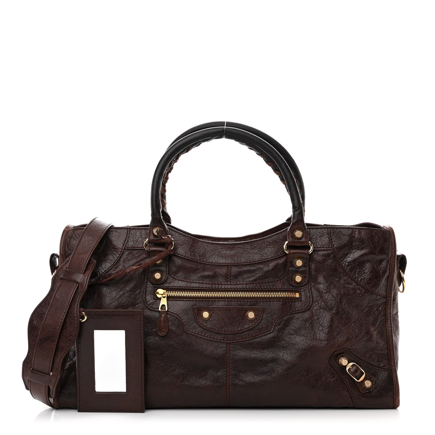 Balenciaga Agneau Giant 12 Gold Hardware Part Time Cigare Fonce 1 of 14