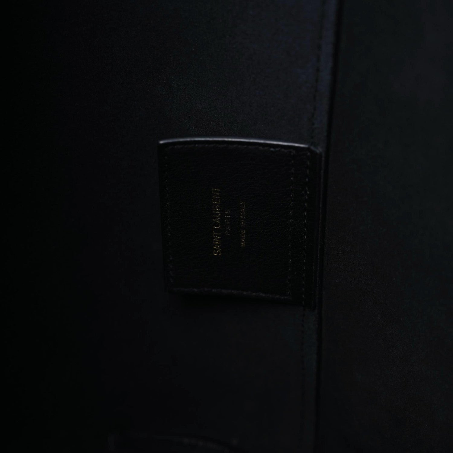 Saint Laurent Calfskin Large Shopping Tote Black 7 of 15