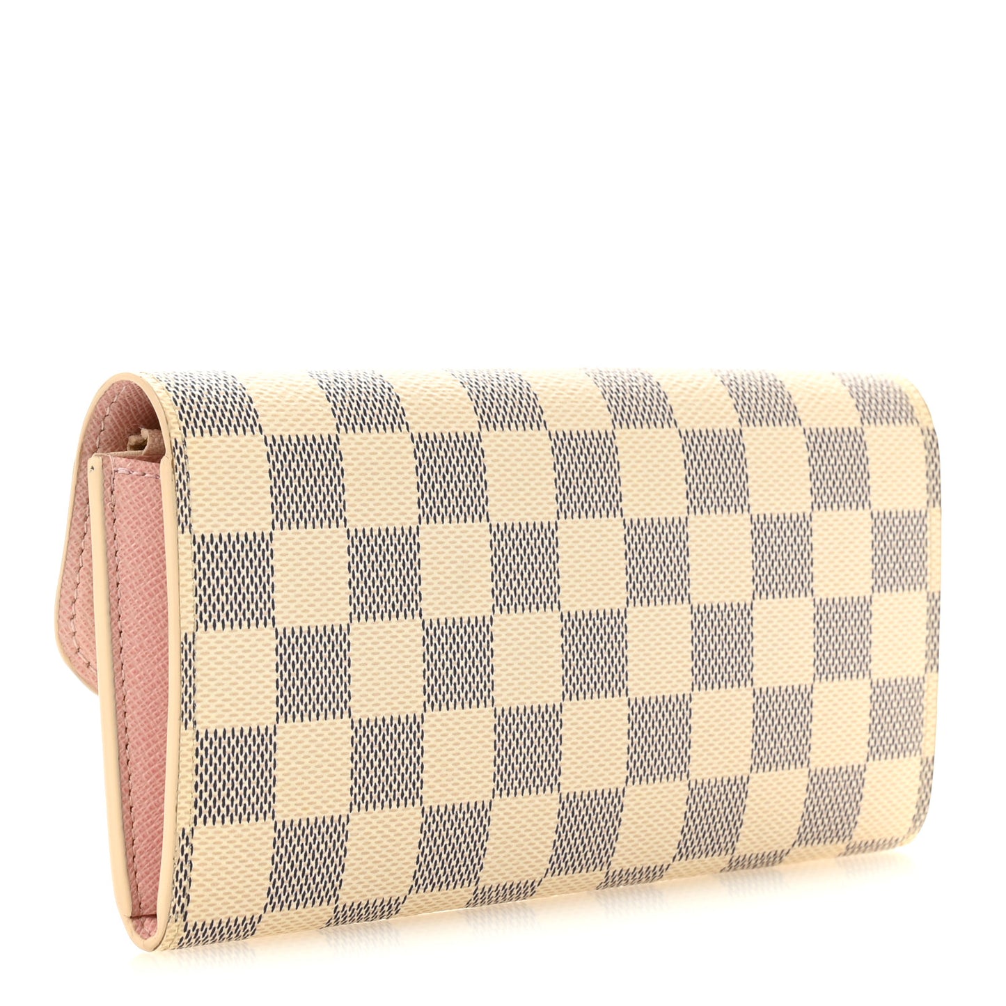 Damier Azur Emilie Wallet Rose Ballerine
