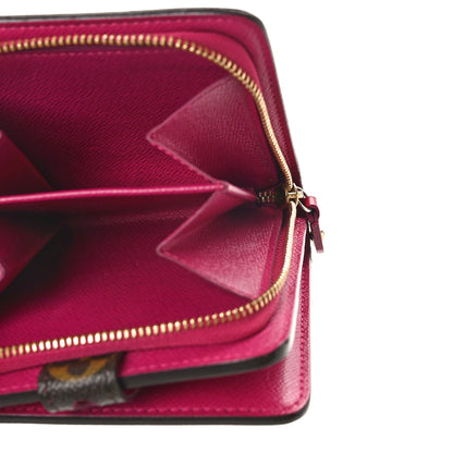 Louis Vuitton Monogram Perforated Compact Zipped Wallet Fuchsia 5 of 9