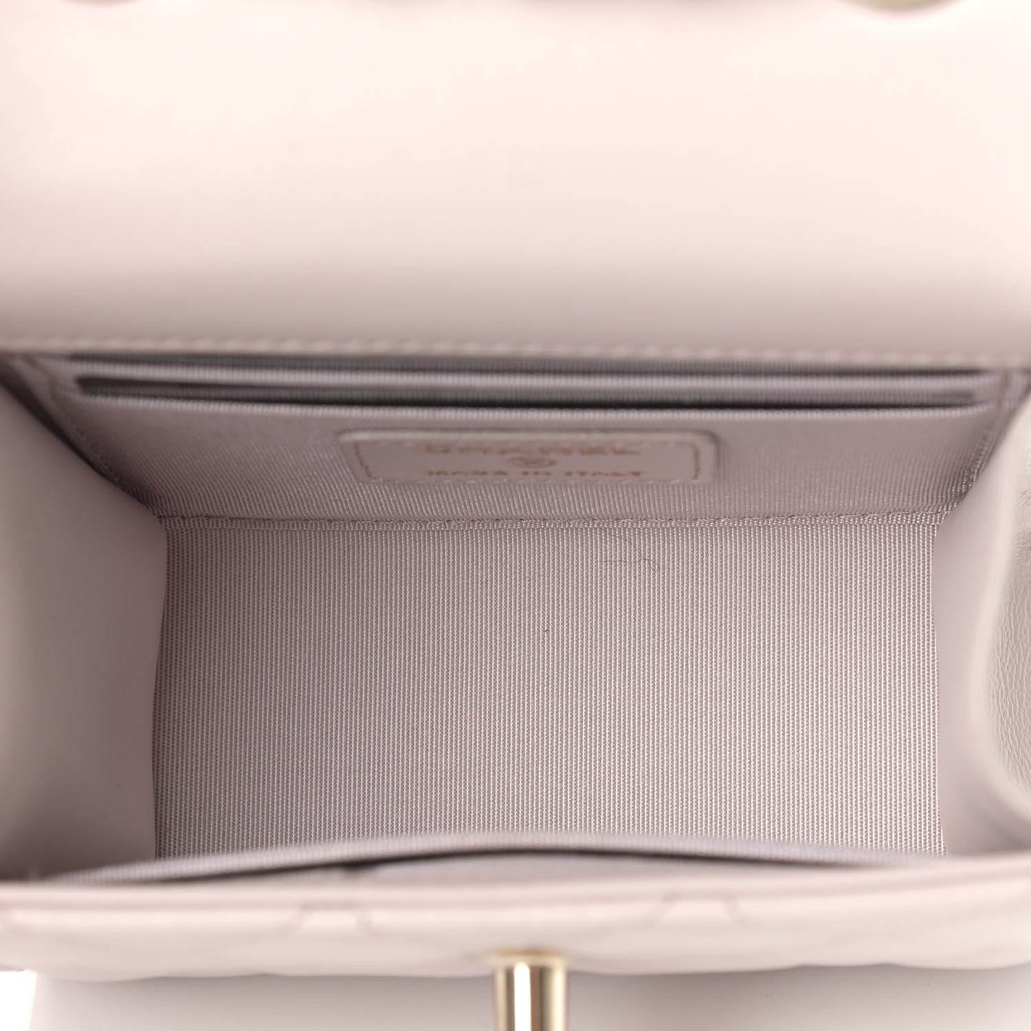 Chanel Lambskin Quilted Mini Trendy CC Clutch With Chain Light Purple 4 of 8