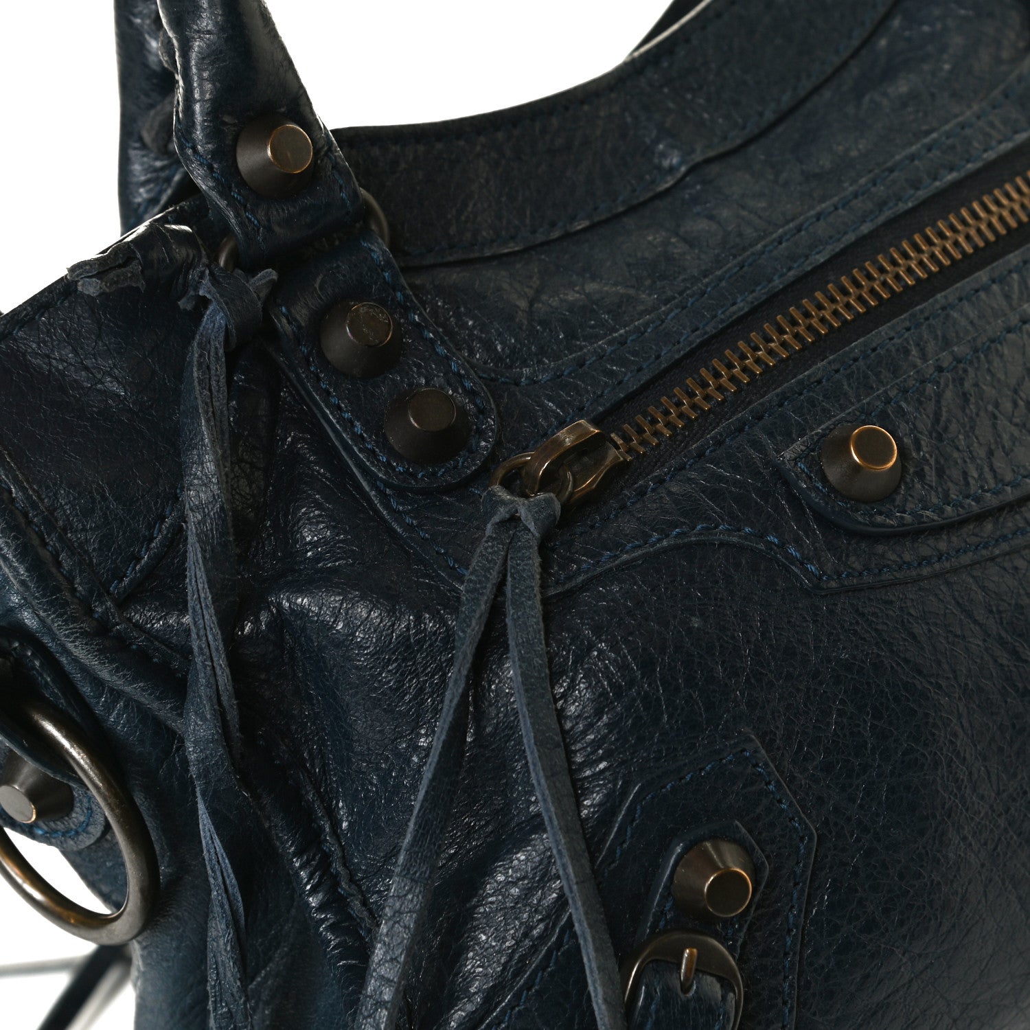 Balenciaga Agneau Classic Hardware Mini City Bleu Obscur 15 of 20