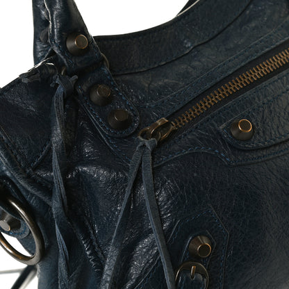 Balenciaga Agneau Classic Hardware Mini City Bleu Obscur 15 of 20