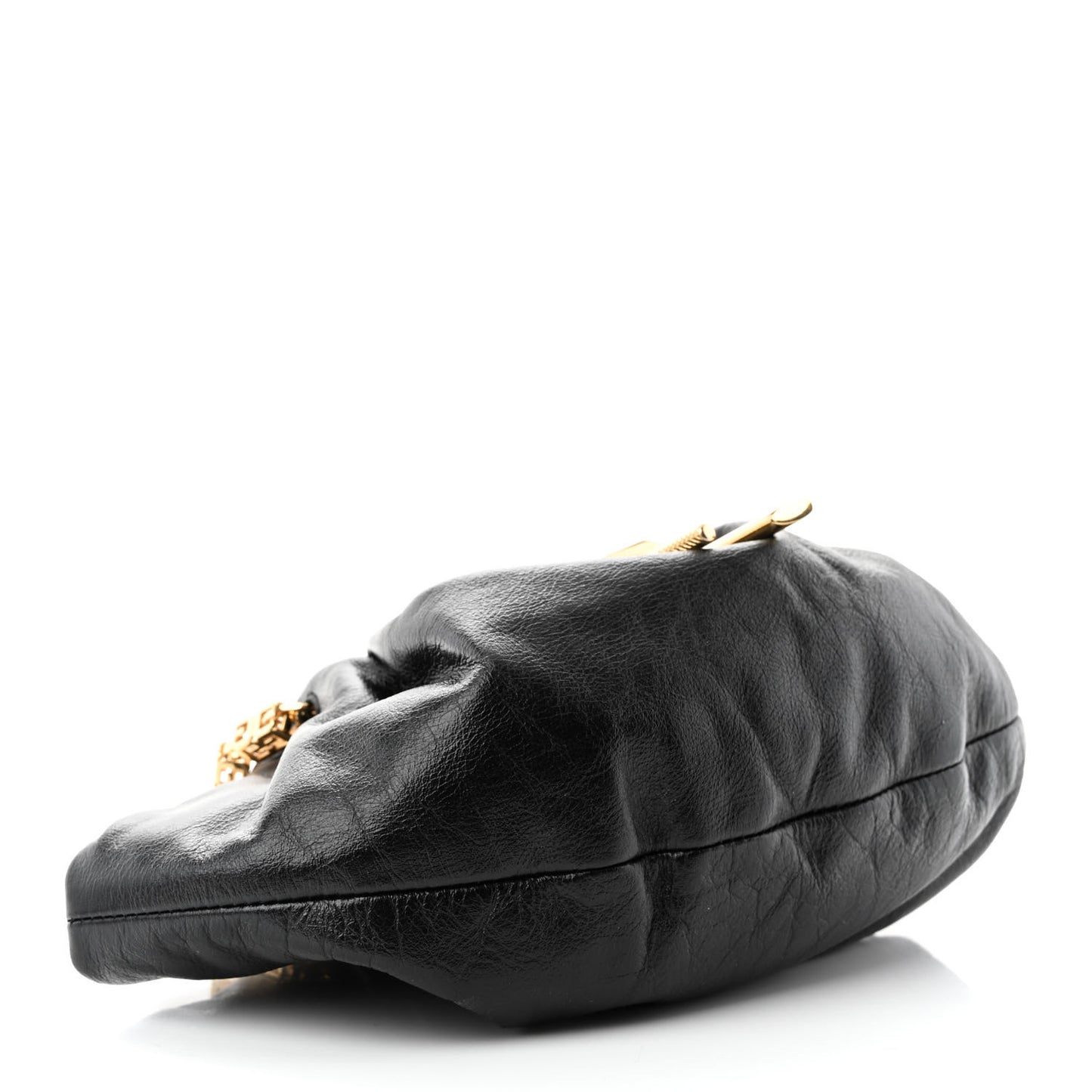 Calfskin Kenny Mini Shoulder Bag Black