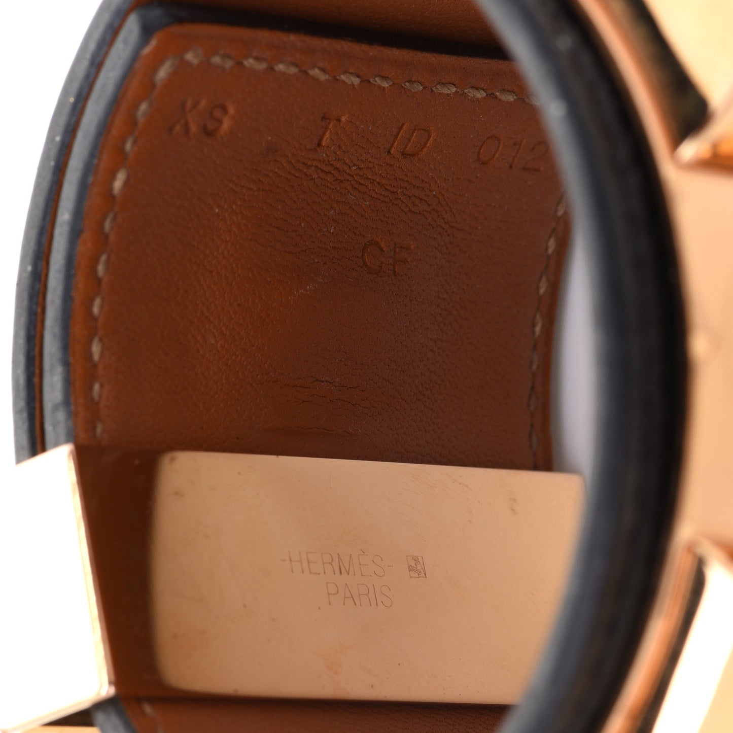 Epsom Collier de Chien CDC Bracelet XS Black