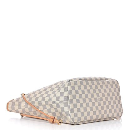 Louis Vuitton Damier Azur Neo Neverfull MM Rose Ballerine 4 of 11