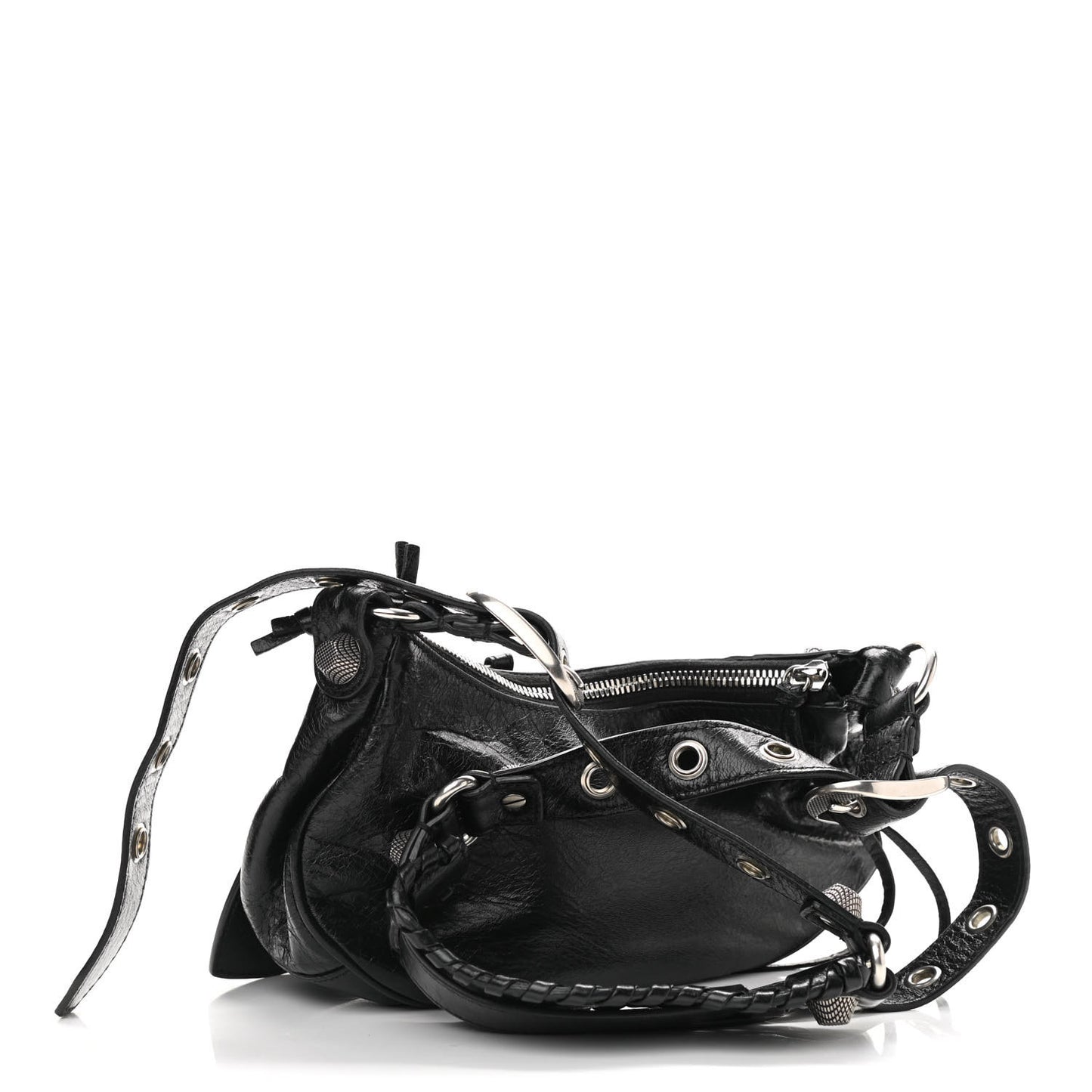 Agneau Arena Le Cagole Shoulder Bag XS Black