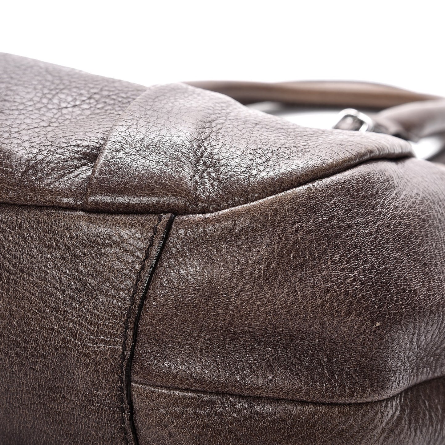 Cervo Deerskin Tote Fumo