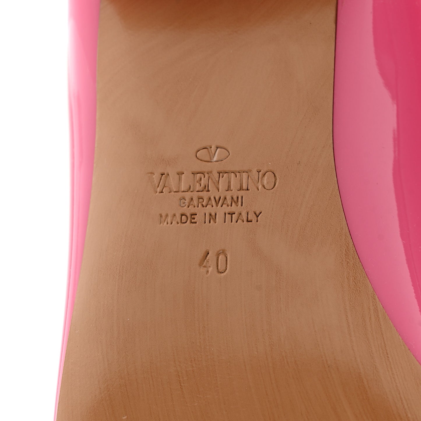 Patent One Stud Ballerina 20mm Flats 40 Feminine Pink