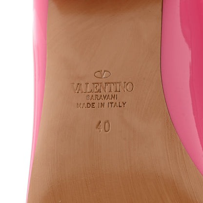 Valentino Garavani Patent One Stud Ballerina 20mm Flats 40 Feminine Pink 6 of 12